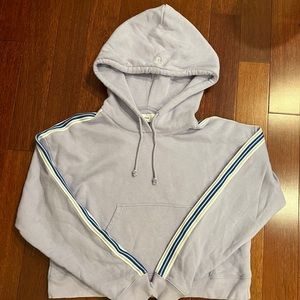 Cozy Fleece Purple Tna cropped hoodie